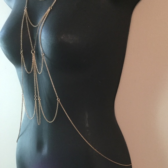 Glam Gold Body Chain✨ - Picture 7 of 11